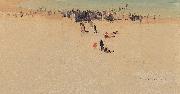 Elioth Gruner Along the Sands Spain oil painting artist